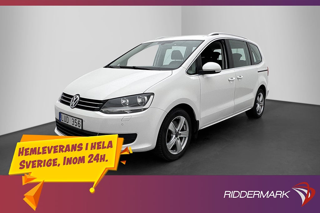 Volkswagen Sharan 1.4 TSI 7-Sits Kamera Dragkrok PDC 150hk