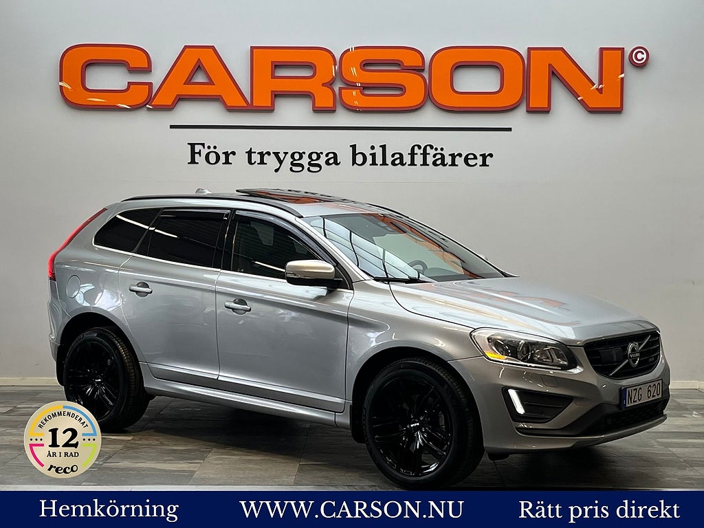 Volvo XC60 D5 AWD R-Design Business Pro Pano Värmare Drag Kamrem B