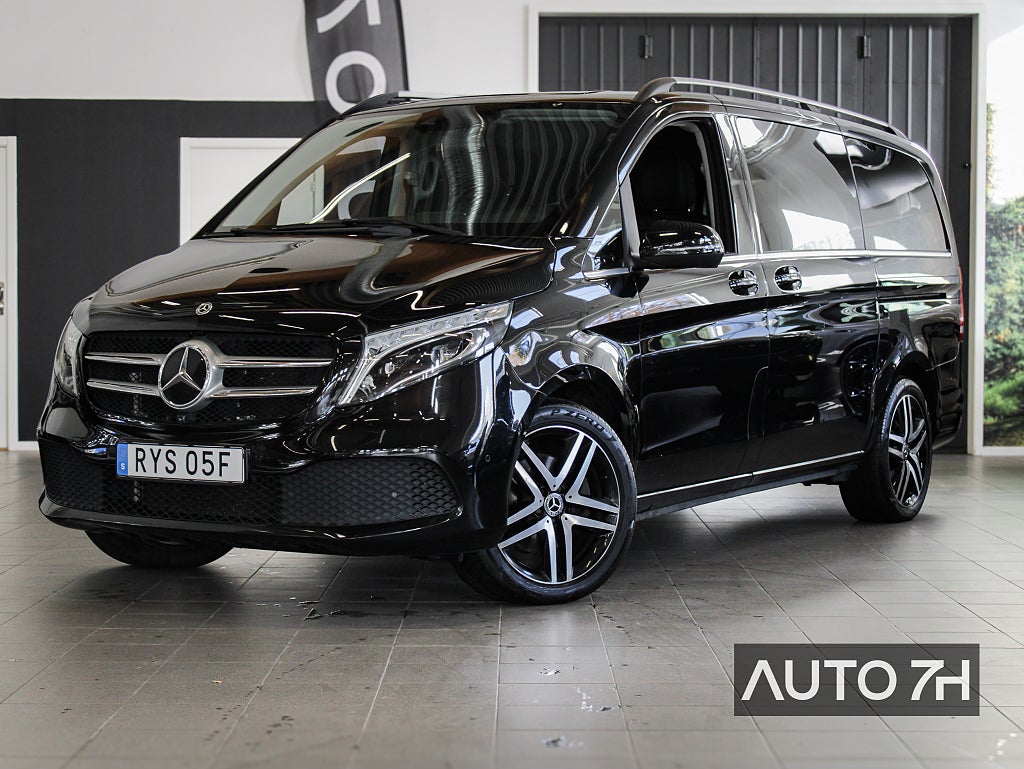 Mercedes-Benz V 300 d 300d/360-kamera/Värmare/Drag/Navi/Elektriska dörrar 