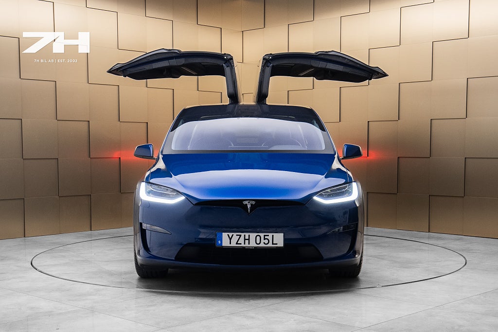 Tesla Model X Plaid / Uppdaterad Autopilot / 6-sits / Drag