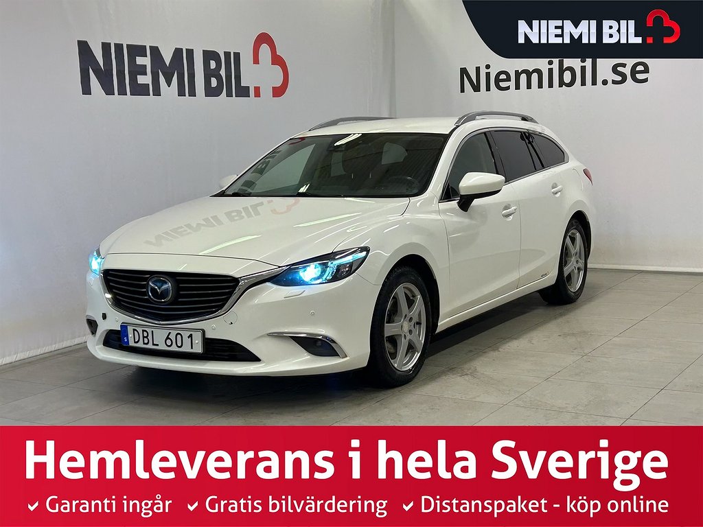 Mazda 6 2.2 Optimum AWD Kamera/MoK-värm/BOSE/Navi/Fullservad