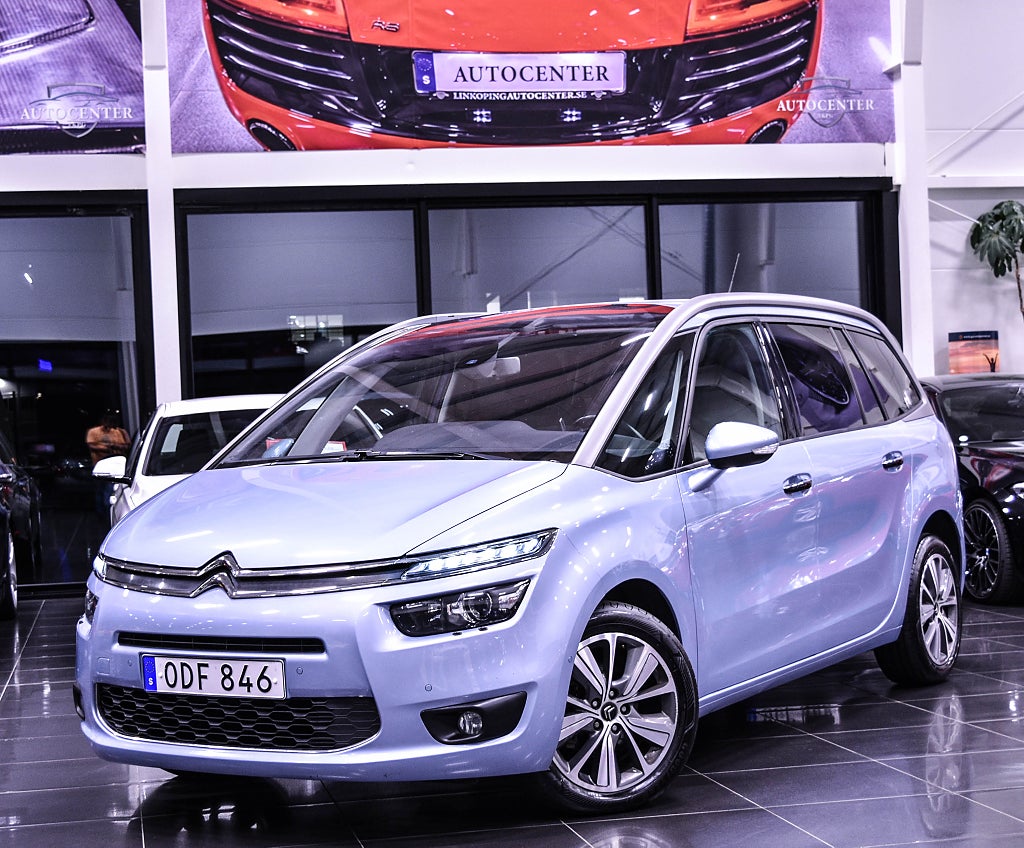 Citroën Grand C4 Picasso 1.6 BlueHDi EAT Euro 6|7Sits|Navi|Dragkrok|2Ägare