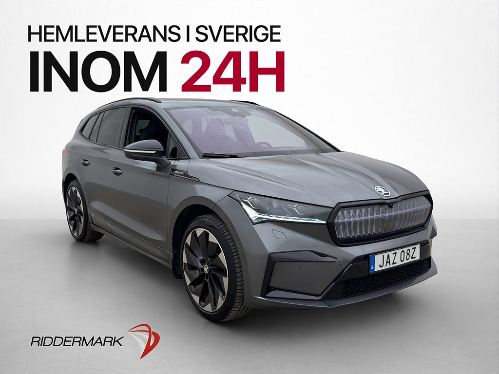 Skoda Enyaq 85x Sportline Crystalface Drag Pano Canton HUD