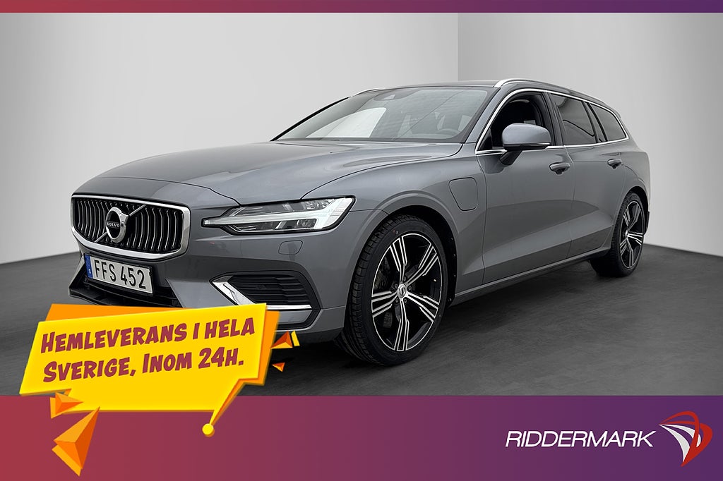 Volvo V60 Recharge T6 AWD Inscription Värm Drag Kamera Skinn