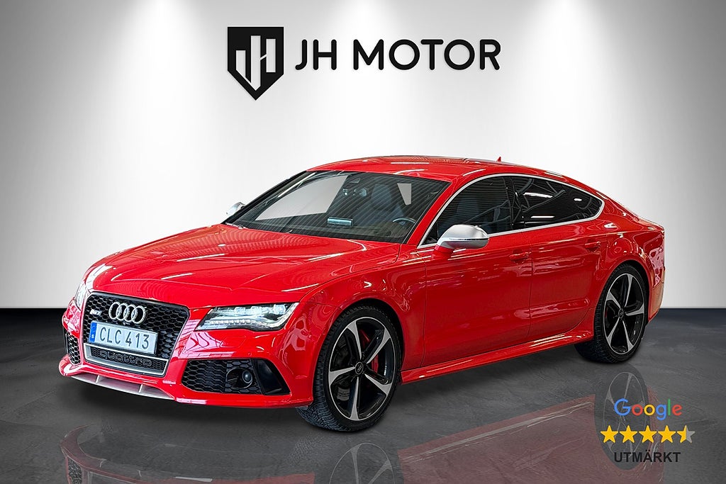 Audi RS7 V8 4.0 TFSI 720hk Quattro LÅGMIL Nightvision/Sportavgas