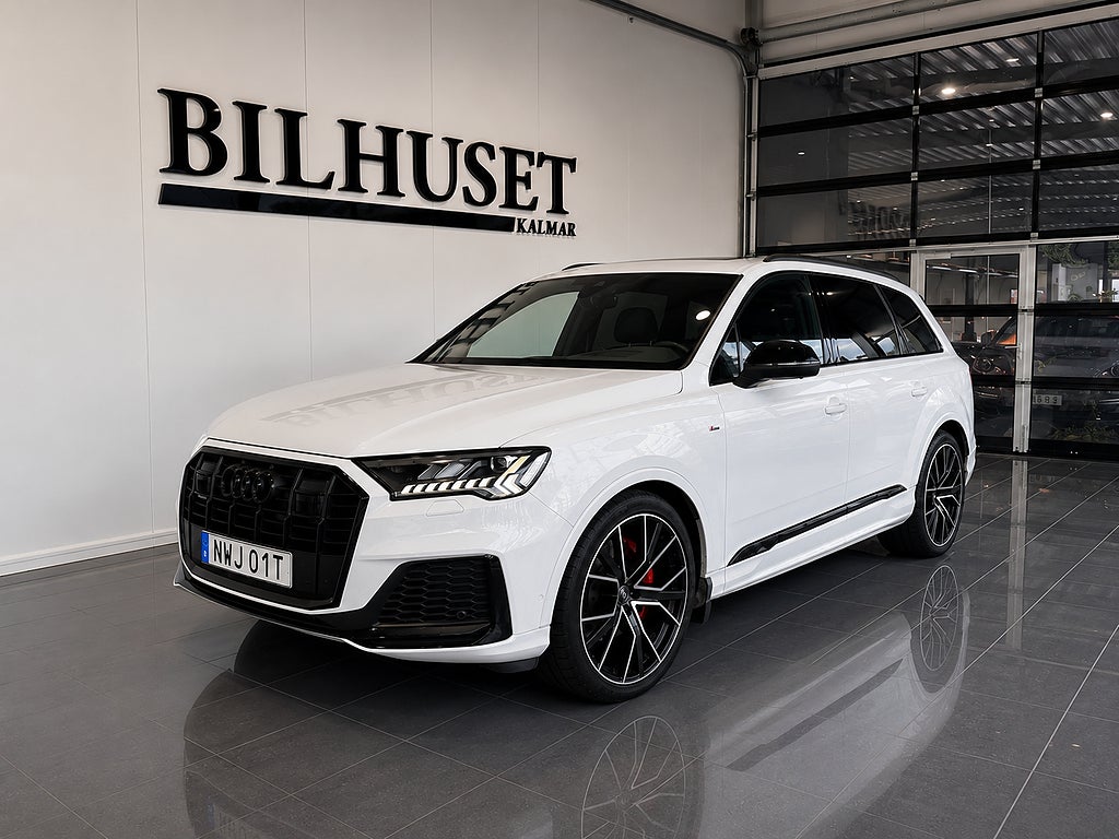 Audi Q7 50 TDI, 7 sits,Comp Plus, S line,Panorama *MOMSBIL*