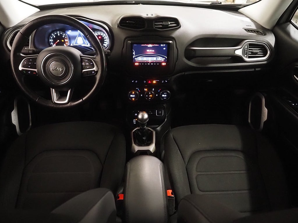 Jeep Renegade 2.0 CRD 140hk 4WD Limited | Dragkrok | Rattvärme |