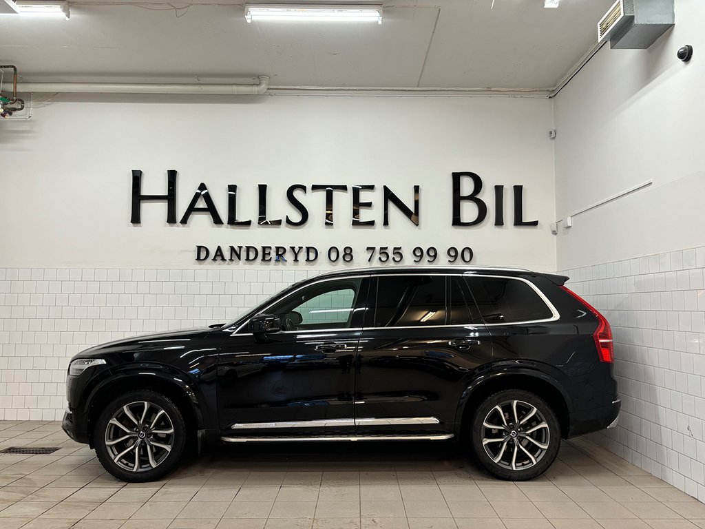 Volvo XC90 D5 AWD Inscription Skinn Drag Värmare Svensksåld