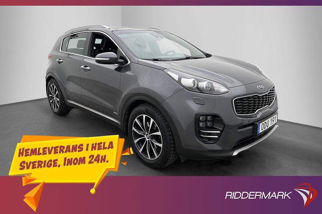 Kia Sportage 2.0 CRDi 185hk AWD GT-Line Pano JBL Kamera Drag