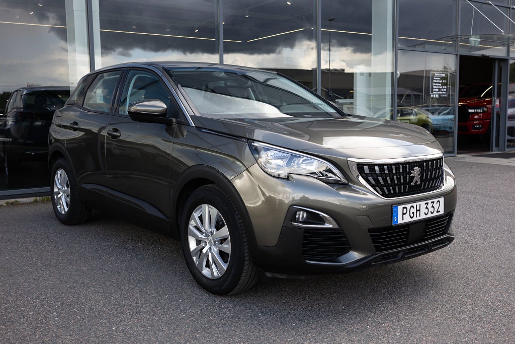 Peugeot 3008 1.6 BlueHDi 120 hk 3.426 mil Dragkrok B-kamera Värmare