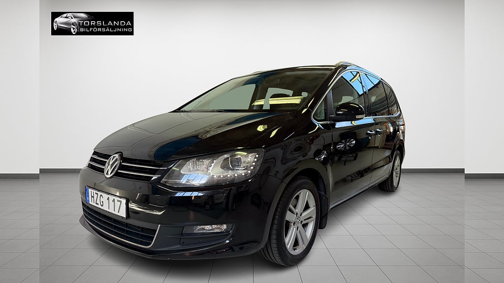 Volkswagen Sharan 2,0 TDI 150 Auto Panorama El-dörrar Värmare Dragkrok
