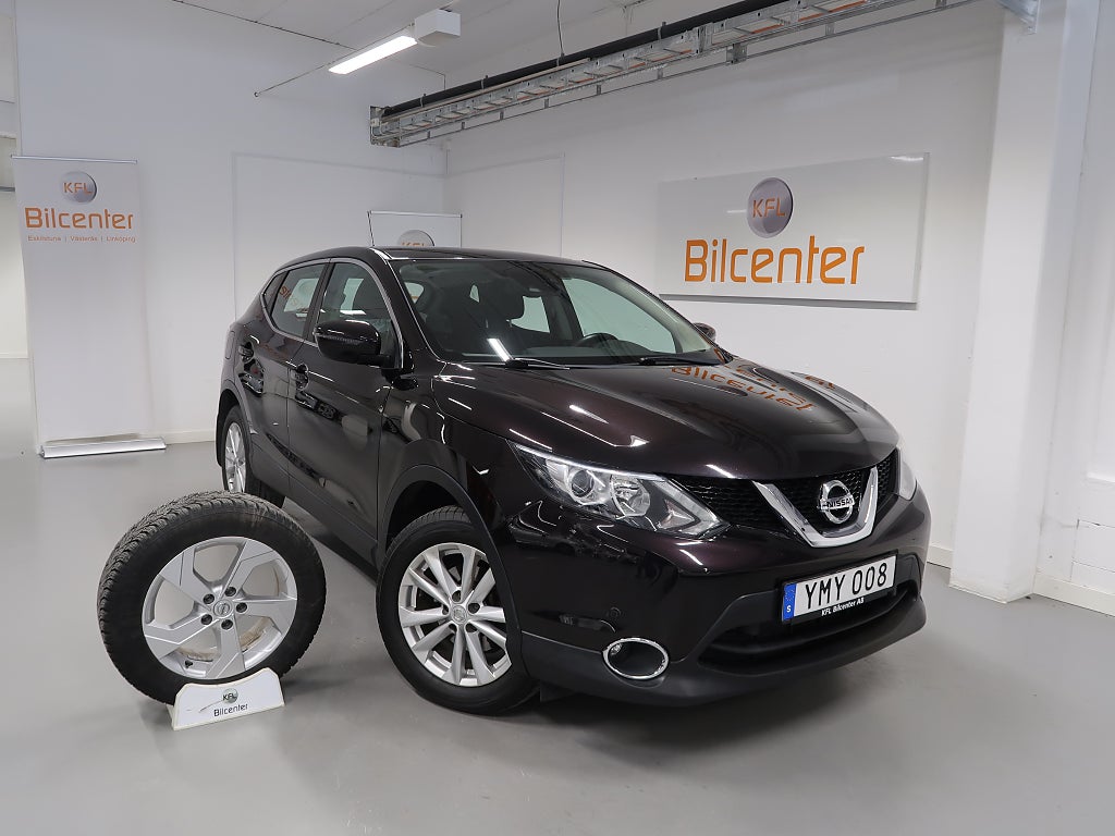 Nissan Qashqai 1.2 DIG-T V-Däck ingår Aut-Navi-Kamera-Bluetooth-Farthå