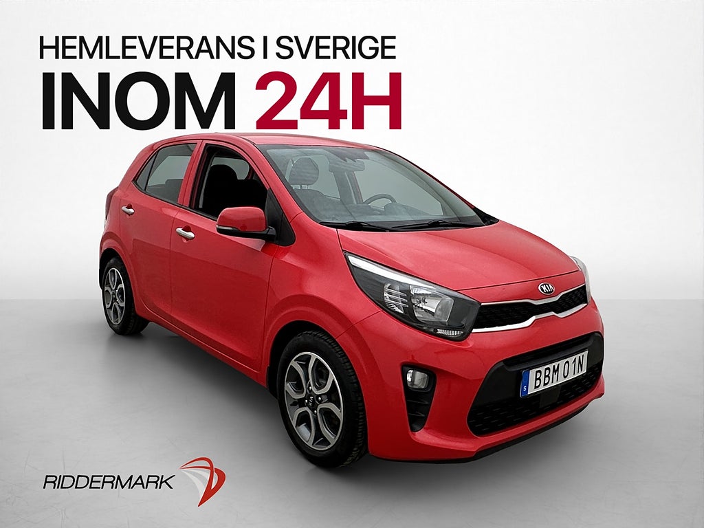 Kia Picanto 67hk Advance 1 Bruk Kamera CarPlay Farthållare