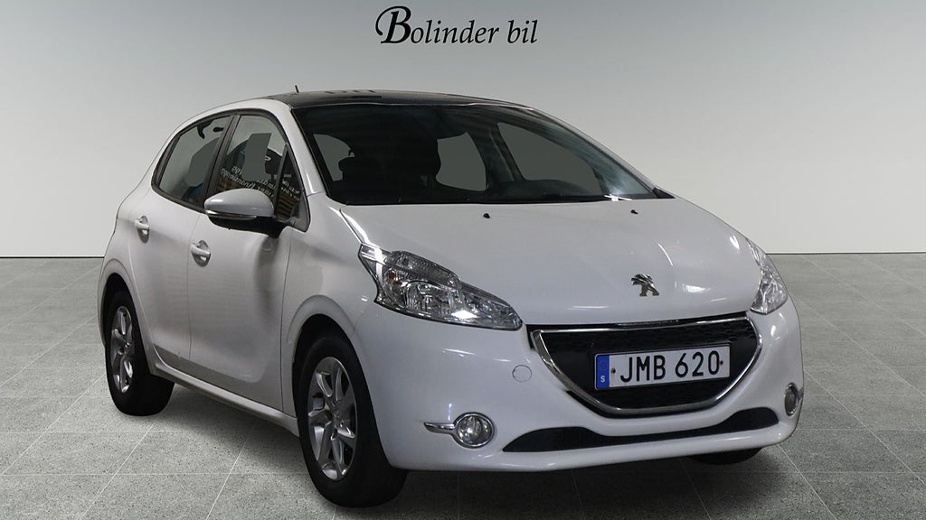 Peugeot 208 5-dörrar 1.2 VTi 82 GPS SoV PANORAMA 1 BRUKARE NYBES