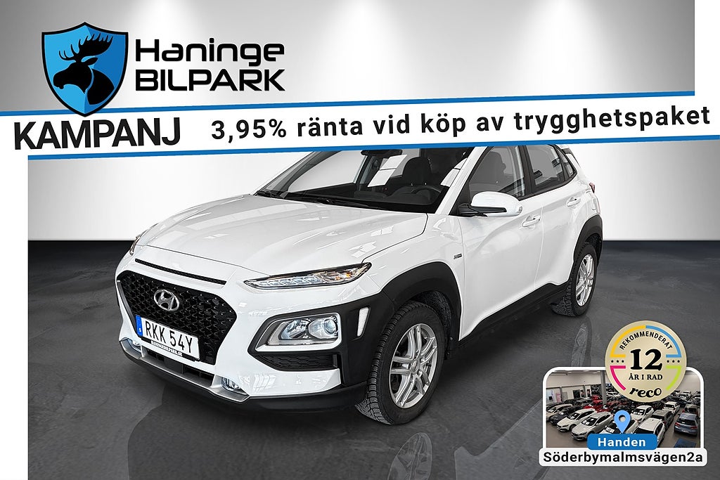 Hyundai Kona Hybrid 1.6 GDI SUPERDEAL 3.95% /LÅGMILARE/ B-KAM / PDC