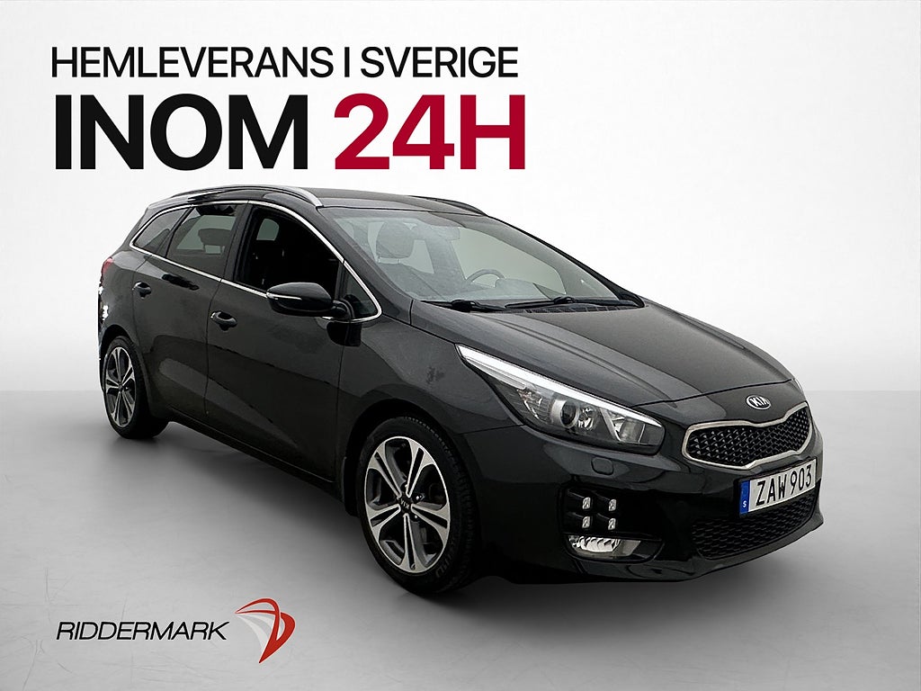 Kia Ceed SW 1.6 136hk GT-Line Drag Kamera Rattvärme CarPlay