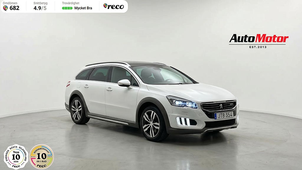 Peugeot 508 RXH SW 2.0 HDi Drag Nybytt kamrem 181hk 3,45% RÄNTEKAMPANJ