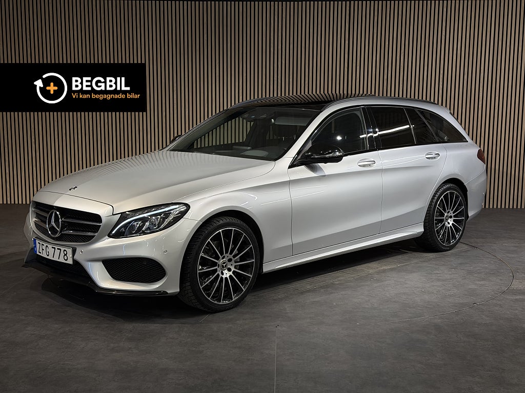 Mercedes-Benz C 220 T d 4-M 9G-Tronic AMG /Burmester/Pano/Värmare