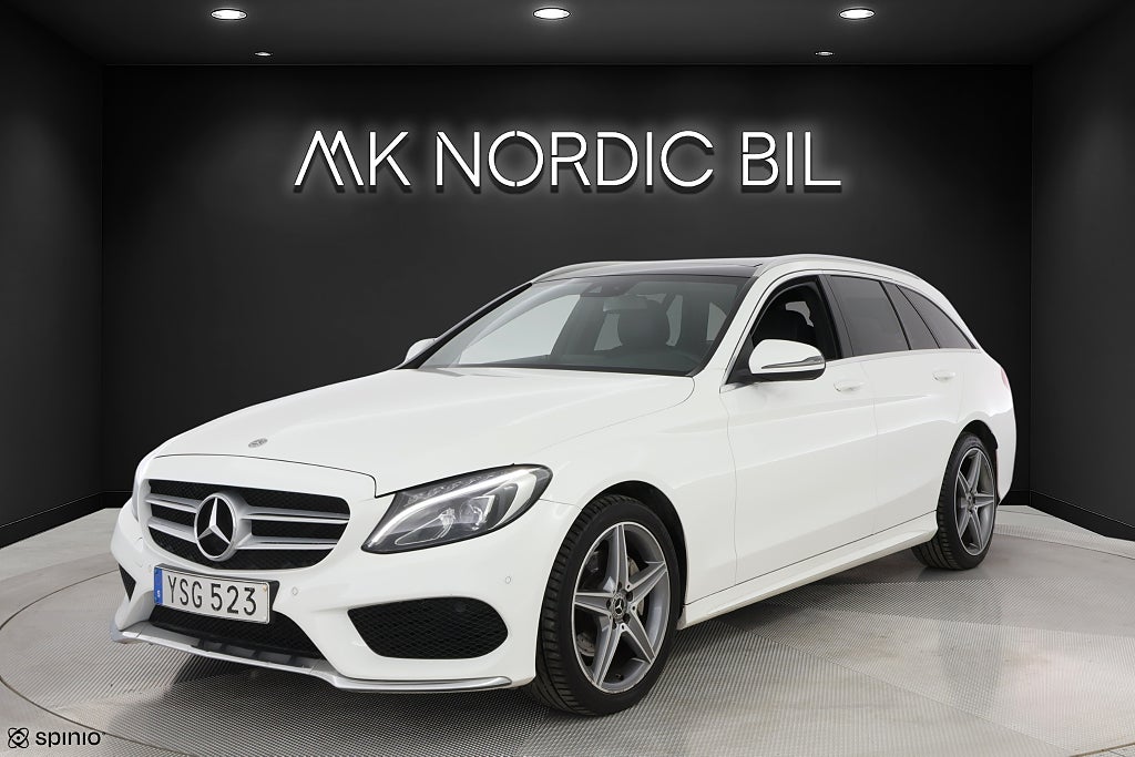 Mercedes-Benz C 220 T d 4MATIC AMG Line Panorama Skin stolar