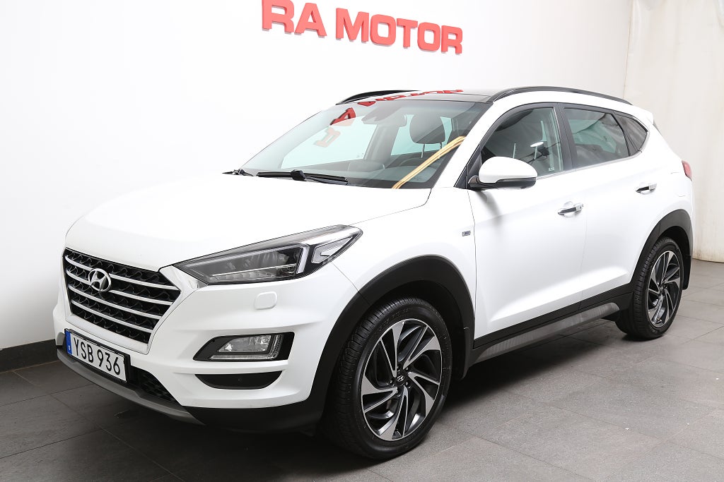 Hyundai Tucson 2,0 CRDi 185hk Premium 4WD Aut Pano Skinn 360° Dragkrok 2019