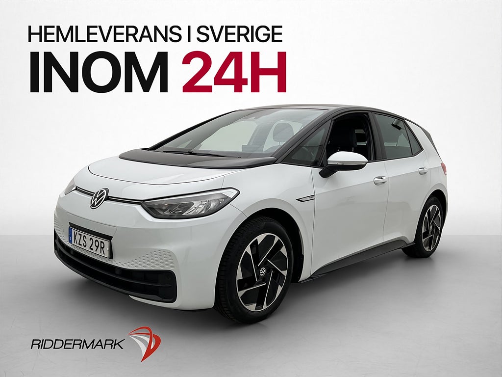 Volkswagen ID.3 Pro Performance Värmare CarPlay Rattvärme
