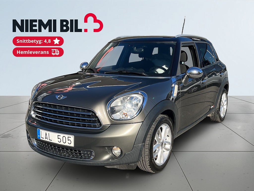 MINI Countryman Cooper Pepper S&V-Hjul Motorvärmare AC Låg skatt 