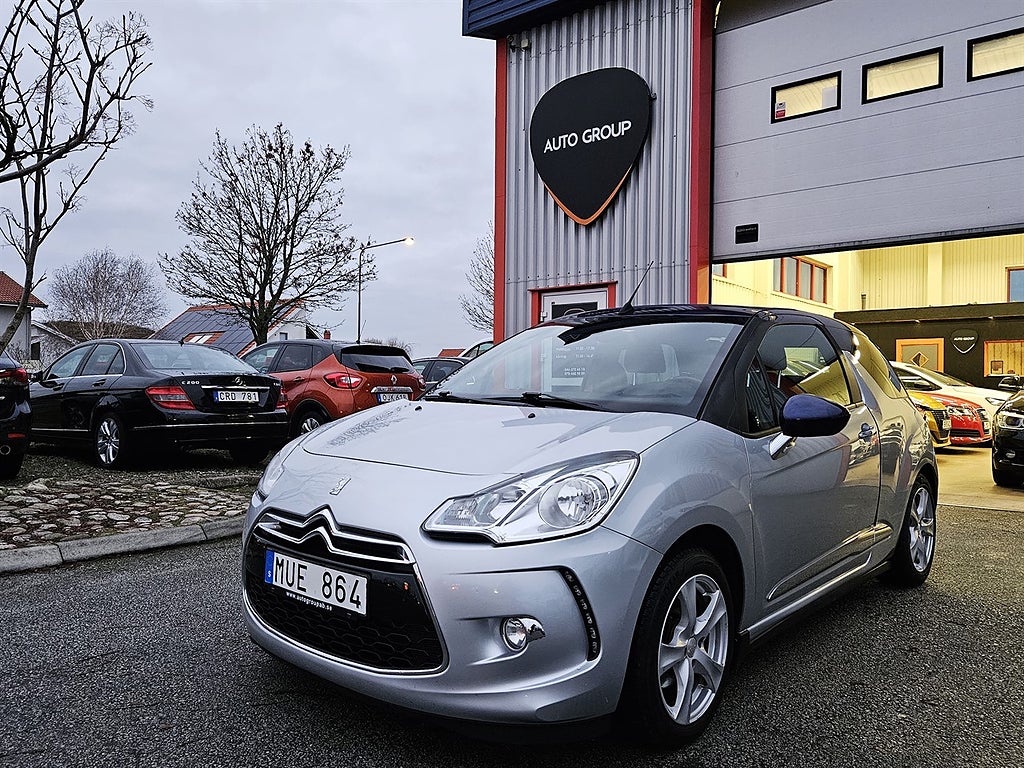 Citroën DS3 Cabriolet 1.6 THP Manuell, 156hk Nybesiktad