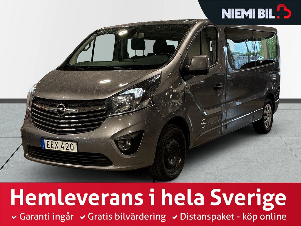 Opel Vivaro Kombi buss 2.9t 1.6CDTI MOMS Drag 9sits S&V-däck