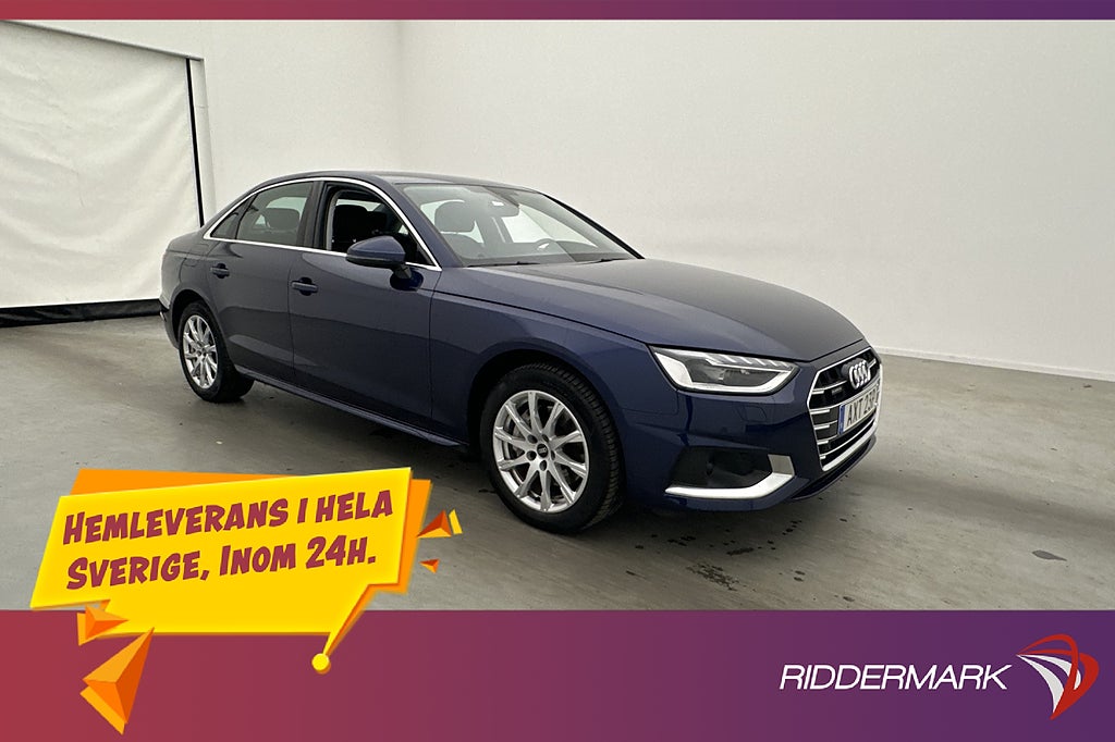 Audi A4 Sedan 40 TDI Quattro Värmare Drag Navi Adaptiv