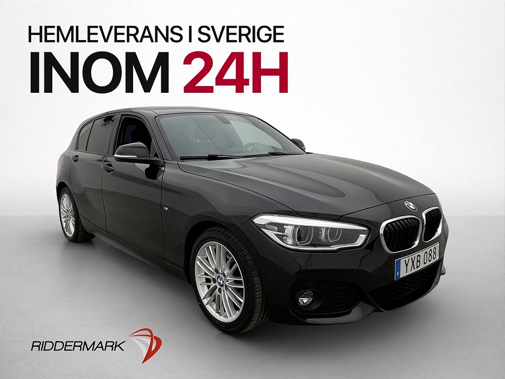 BMW 120 i 184hk M Sport HiFi Skinnklädsel Sensorer Rattvärme