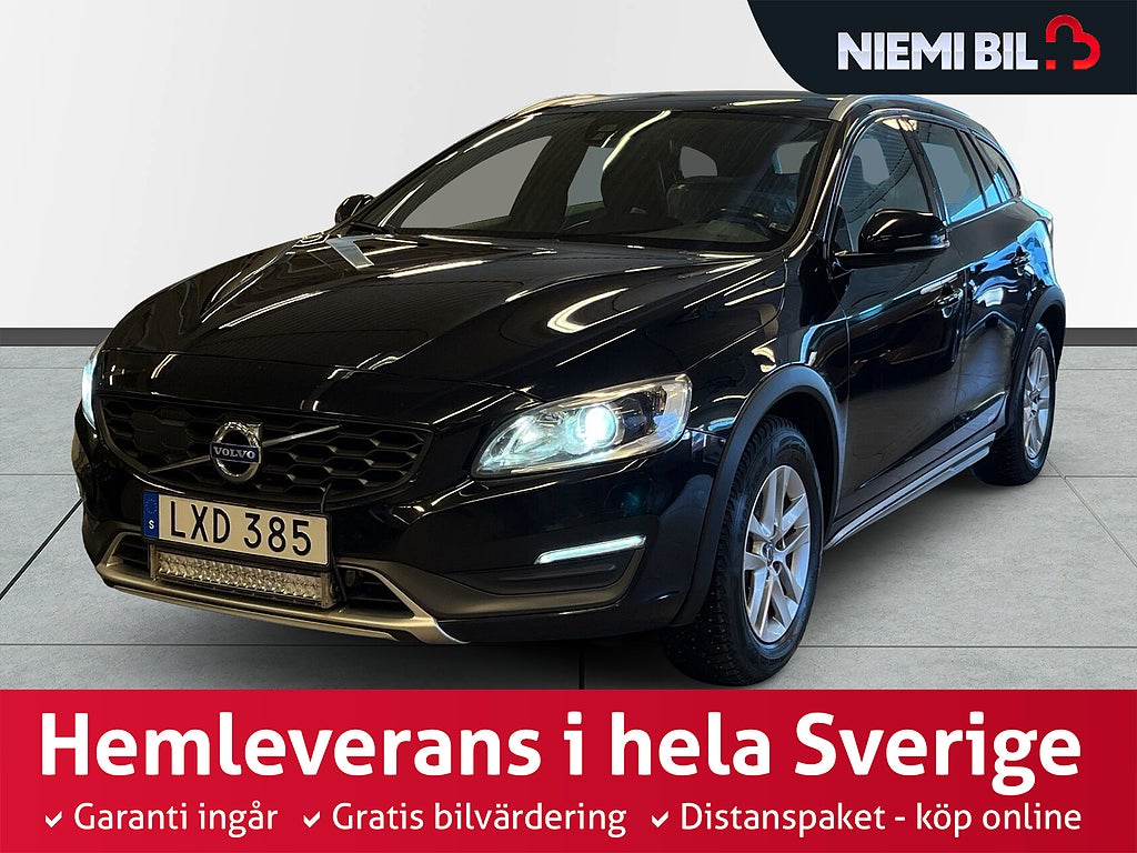 Volvo V60 Cross Country D4 AWD Drag/P-Värm/P-Sens/MoK-Värm/LED-Ramp/SoV-Däck