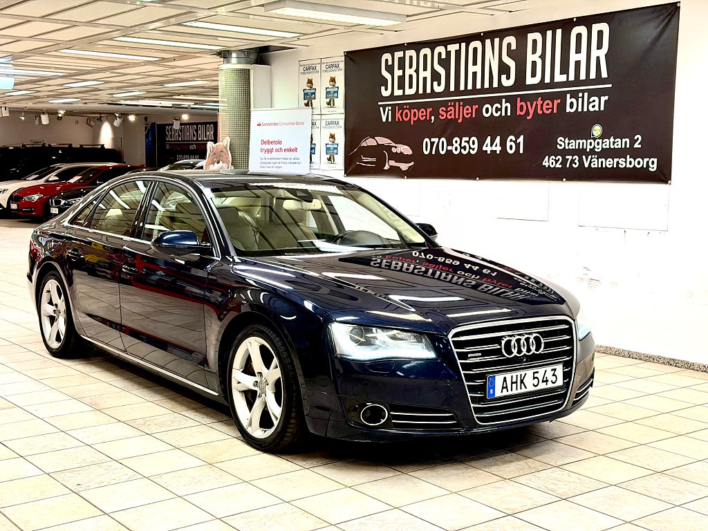 Audi A8 4.2 TDI V8 Quattro 350Hk TipTronic Navigation 