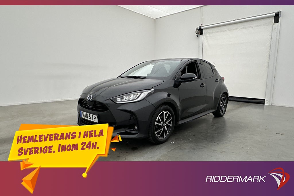 Toyota Yaris Hybrid 116hk Active Plus Kamera CarPlay MOMS