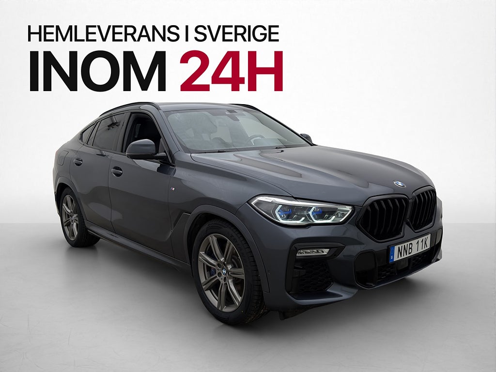 BMW X6 xDrive40d M Sport HUD H/K Luftfjädring Pano Cockpit