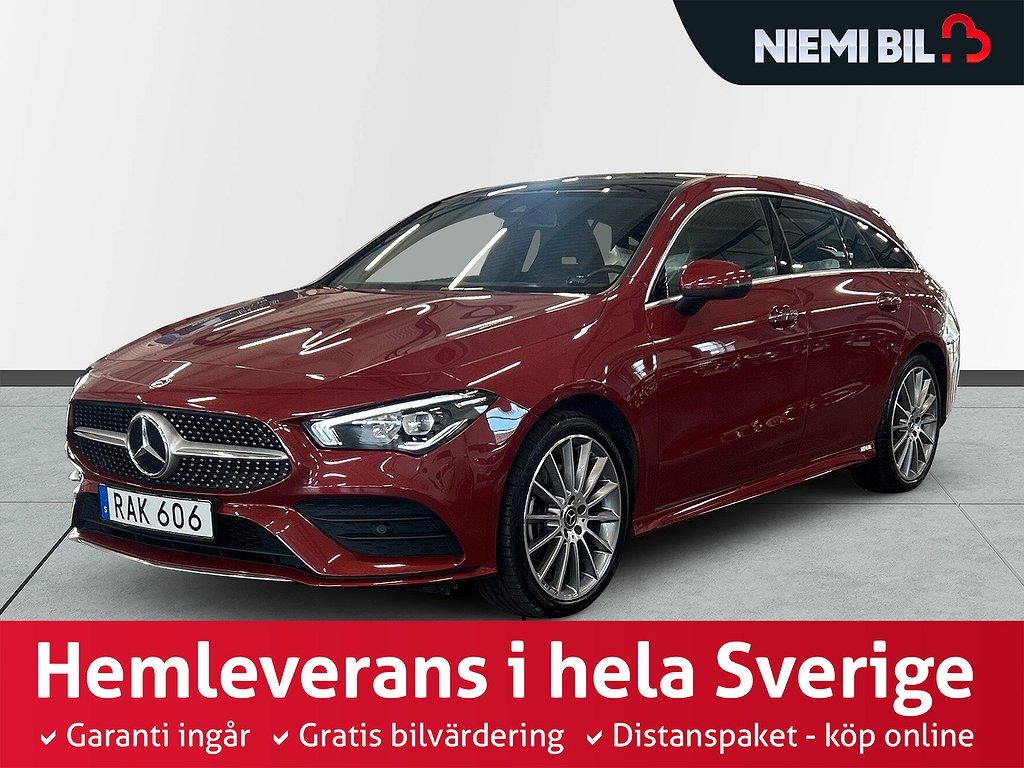 Mercedes-Benz CLA 250 e SB AMG S&V-hjul/Skinn/Navi/Pano/Drag