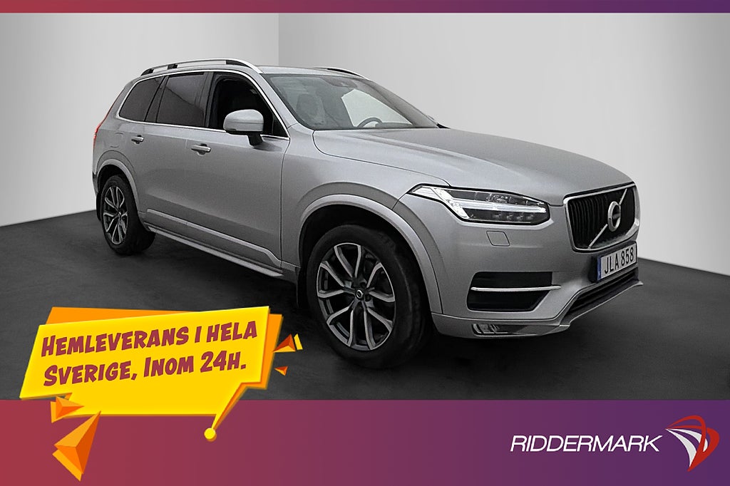 Volvo XC90 D5 AWD 7-Sits Värmare Kamera Skinn 4-Zon Navi