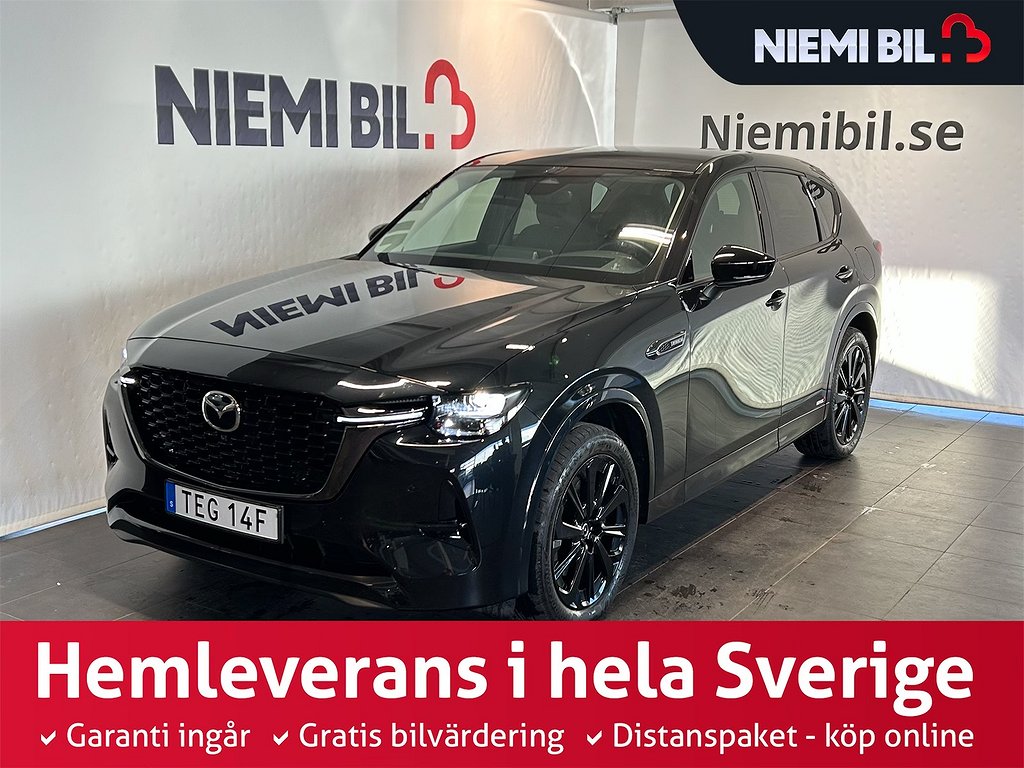 Mazda CX-60 PHEV AWD Homura Skinn/Drag/360/Ad.Fhåll/Carplay