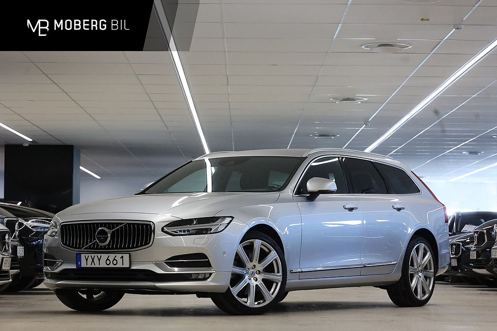Volvo V90 T5 250hk Inscription HUD Massage 360 Värmare Läder
