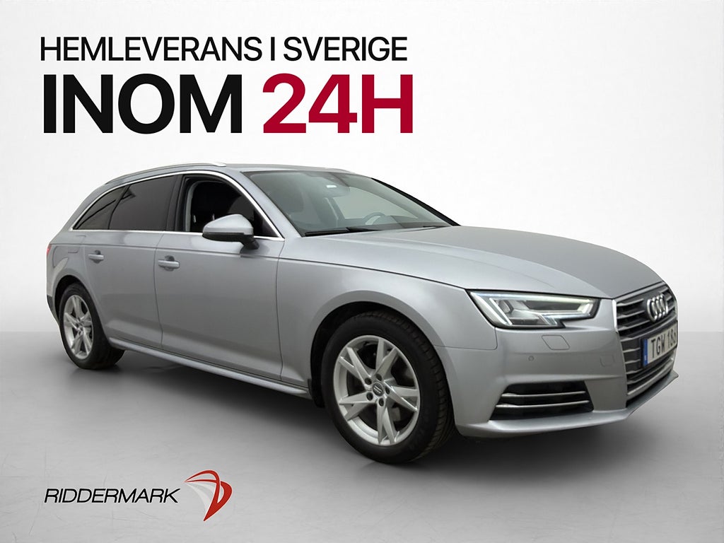 Audi A4 Avant 2.0 TFSI 190hk Drag Kamera Cockpit 0.56l/mil