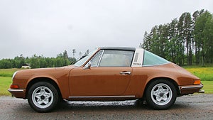Totalt har Porsche 911 Targa rullat 5 357 mil. Foto Bilweb Auctions