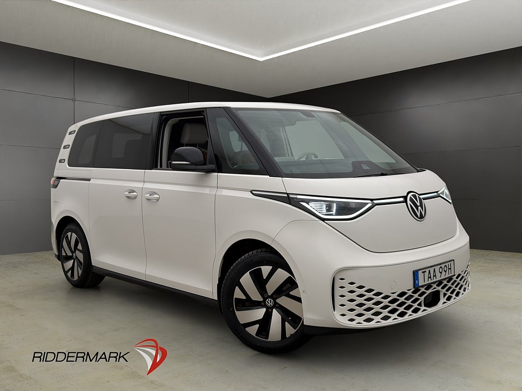 Volkswagen ID. Buzz Style Pro Plus 82kWh Värm El-Dörr Moms