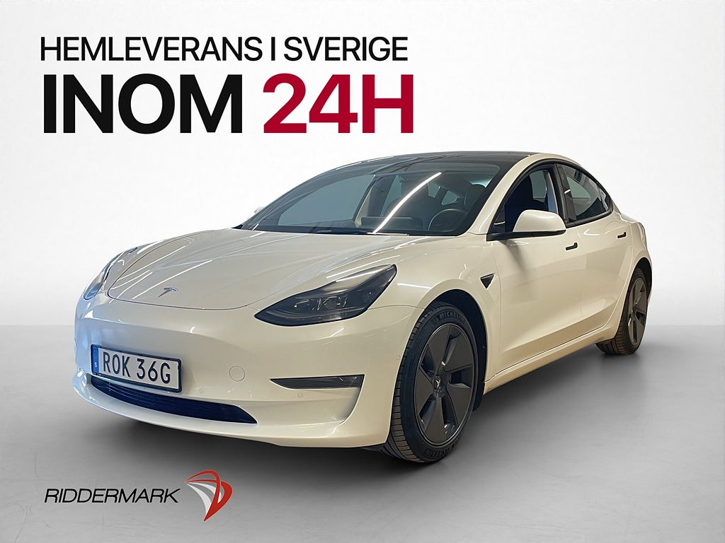 Tesla Model 3 Long Range AWD Autopilot Svensksåld MOMS