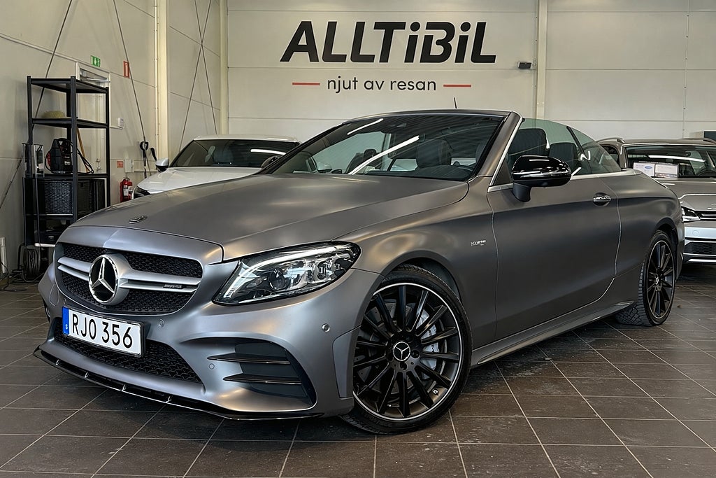 Mercedes-Benz C43 AMG 4MATIC Cabriolet 360/Burm/Navi/Sportavgas/Skinn