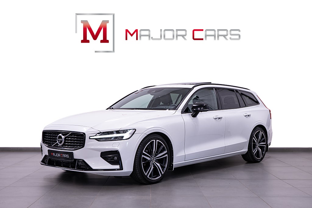 Volvo V60 D4 Polestar R-Design Pano H/K 360° HuD Skinn 4-Zons