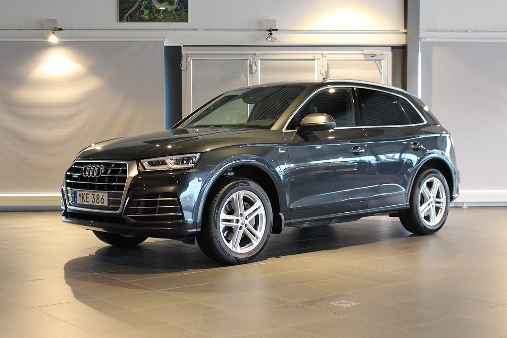 Audi Q5 2. 0 TDI 190hk S-Line Värmare Drag Sportratt