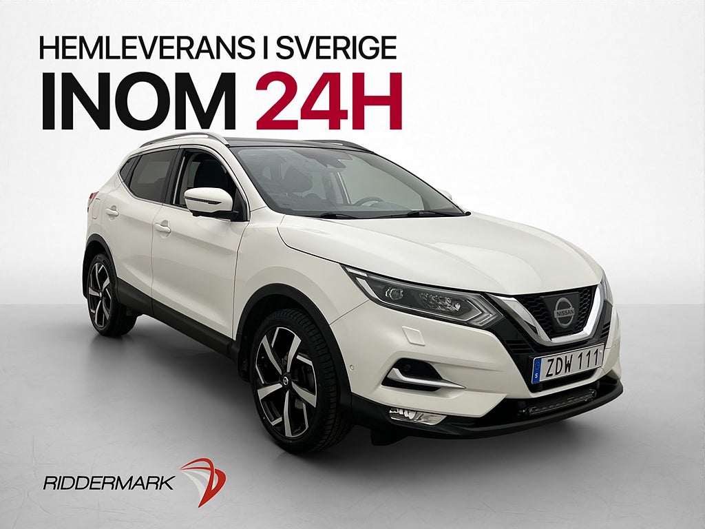 Nissan Qashqai dCi 110hk Tekna Panorama Värmare 360° Drag