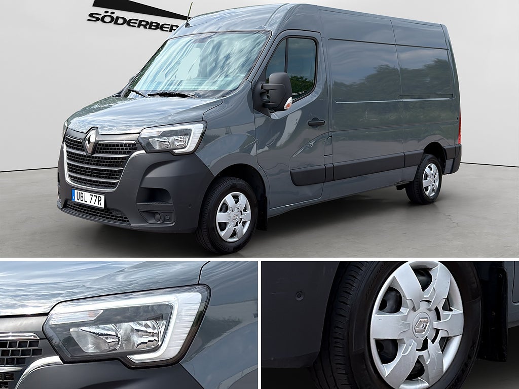 Renault master 3.5 T 2.3 dCi 135hk Euro 6 B-kamera, PDC, BT, 3 sits