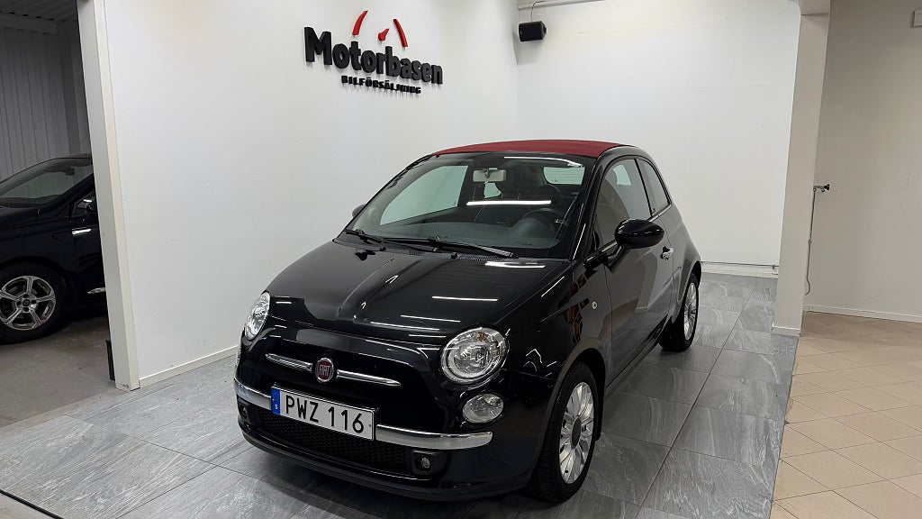 Fiat 500C 1.2 8V Lounge | ENDAST 4300mil | Ny kamrem