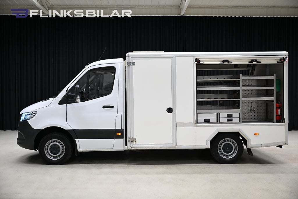 Mercedes-Benz Sprinter 316 Servicebil|Aluca-Inredd|Uppvärmt-skåp|Solceller