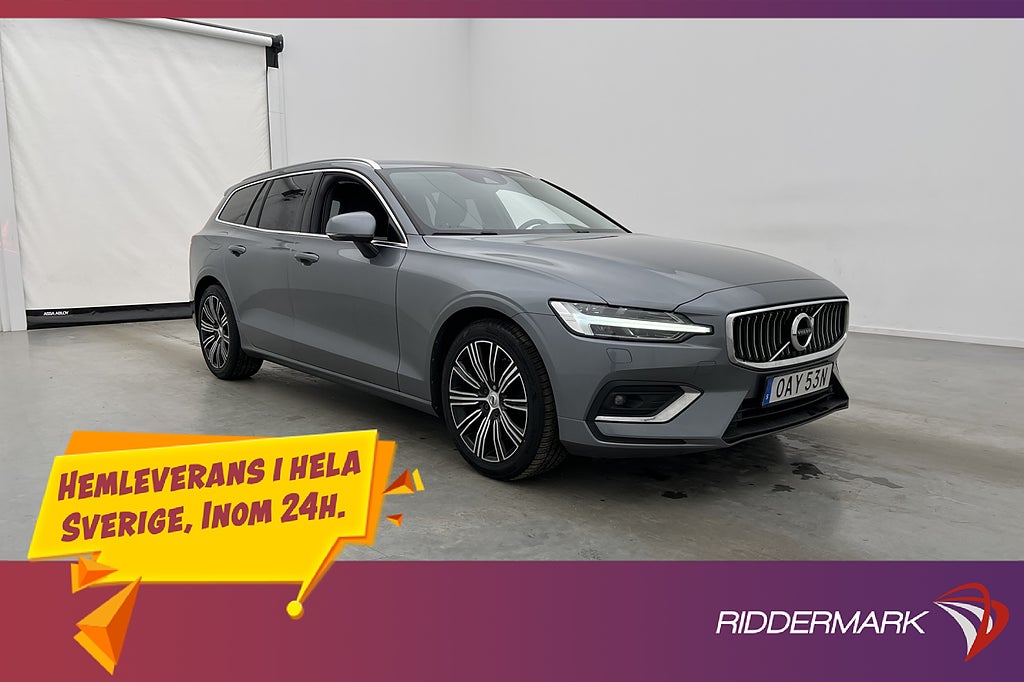 Volvo V60 D3 Inscription Skinn Kamera HuD BLIS VoC Värmare